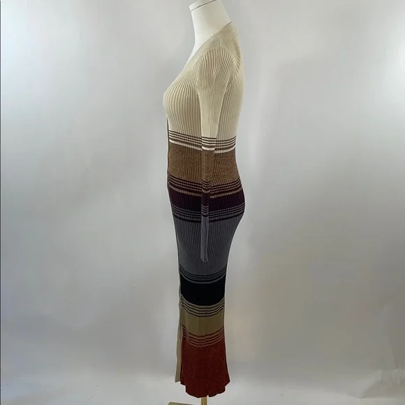 STAUD Sahara Stripe Shoko Sweater Dress XS - Picture 9 of 11